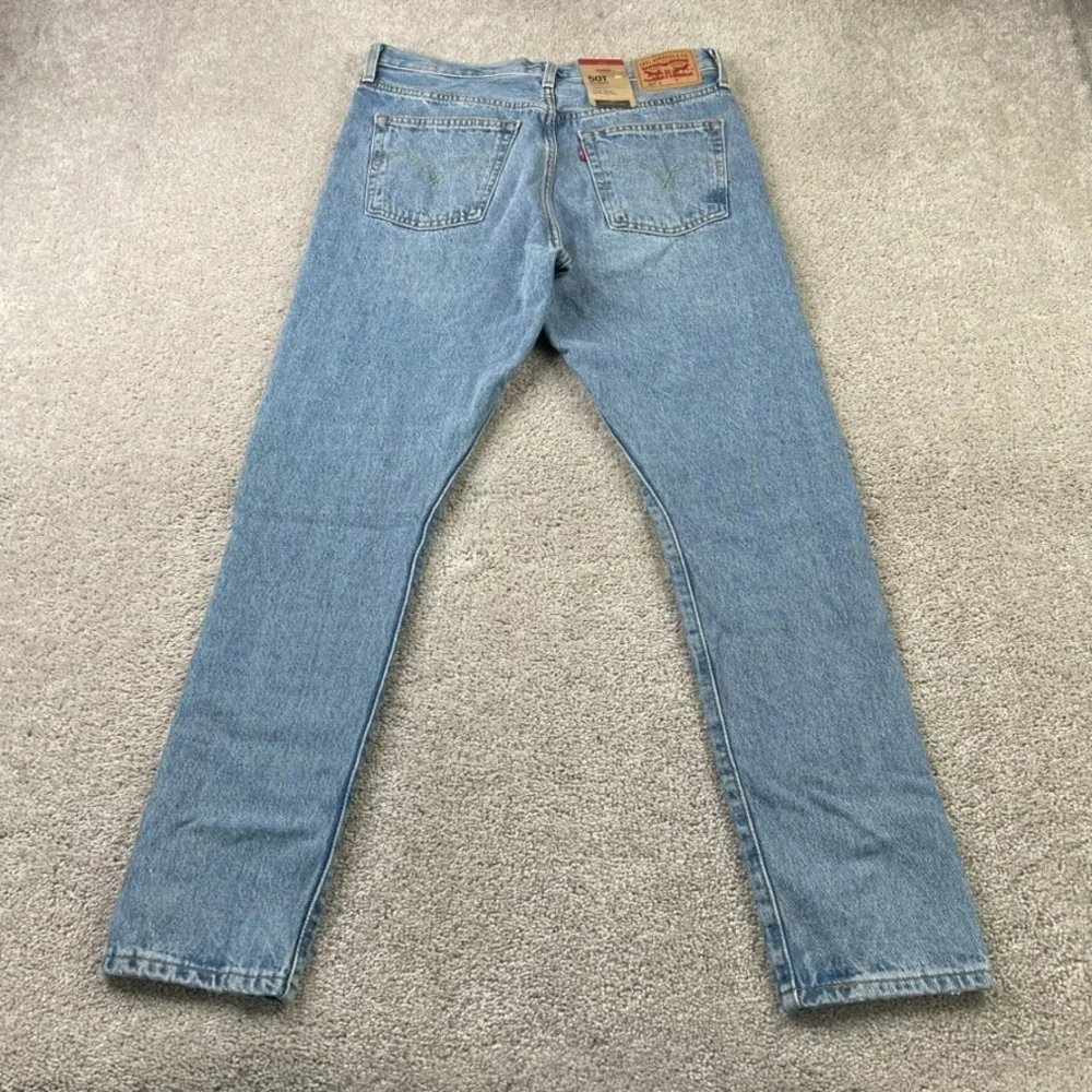 Levis‎ Jeans Womens 28 Blue 501 S Skinny Button Fly High Rise Denim NEW NWT